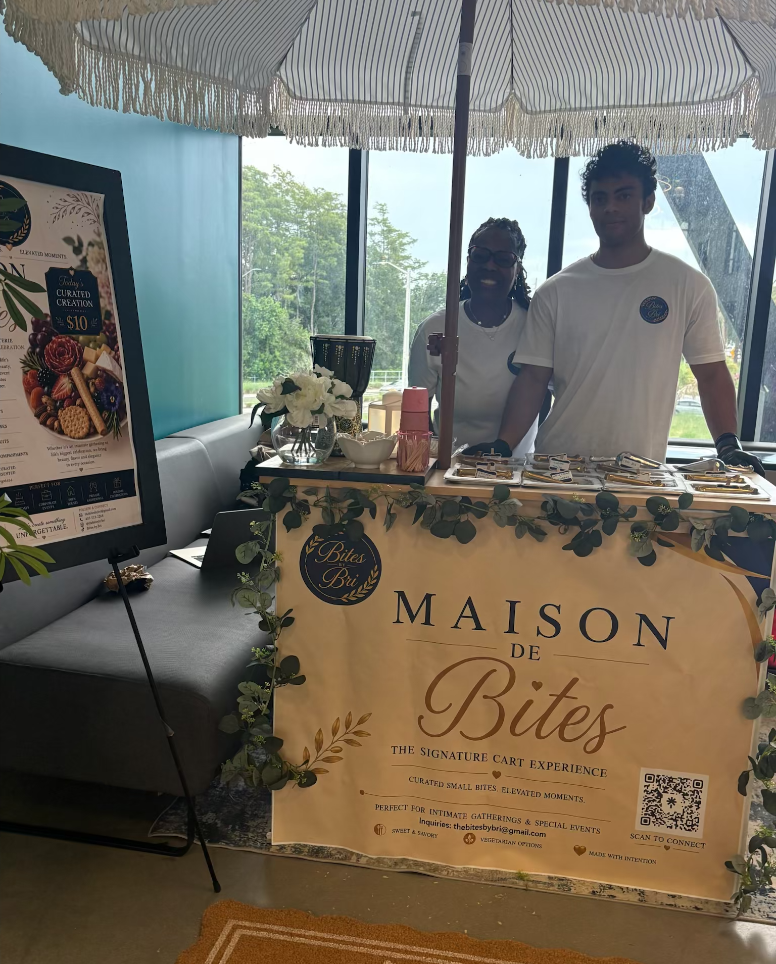 The Bites by Bri team behind the Maison de Bites cart